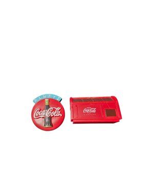 Vintage 90s Coca-Cola Refrigerator Magnet Lot of 2